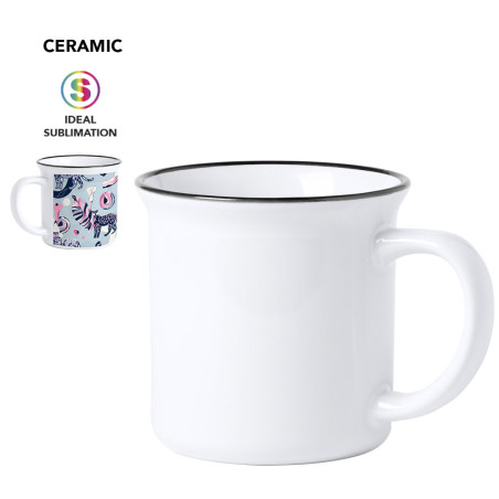Mug vintage céramique 300 ml personnalisé