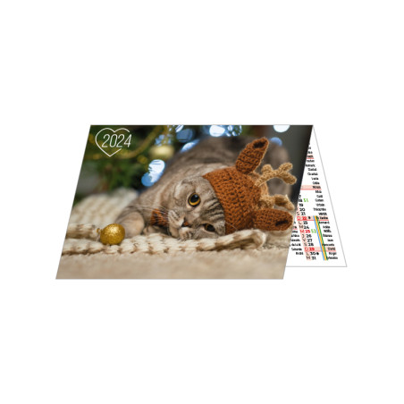 Calendrier de poche 2 volets personnalisable