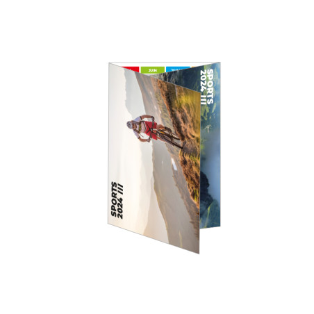 Calendrier de poche personnalisé 3 volets