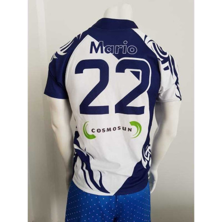 Maillot De Football Barcelone Personnalisé - Ensemble T-shirt, Short, Chaussettes - Tailles Adulte Et Enfant - Nom Et Numéro Imprimés - 4