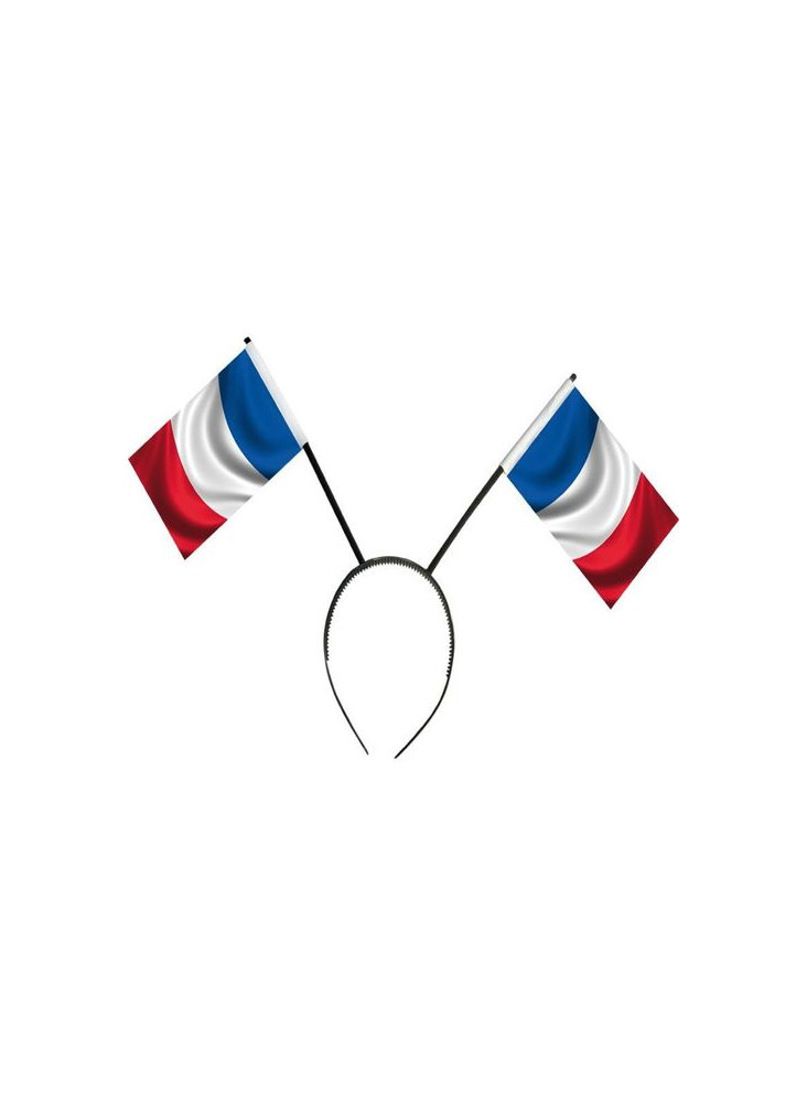 Tiare supporter 2 drapeaux France publicitaire 