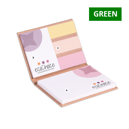 Combo Note personnalisée couverture rigide recyclé