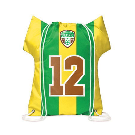 Sac à cordon en forme de T-shirt personnalisé