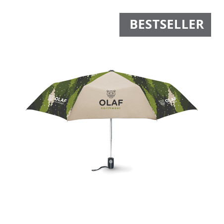 Parapluie premium 21", pliable en 3 personnalisable