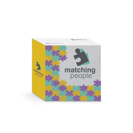 Cubes de papier publicitaires (900 feuilles)