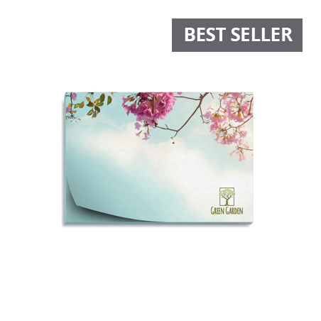 Notes adhésives rectangulaires publicitaires