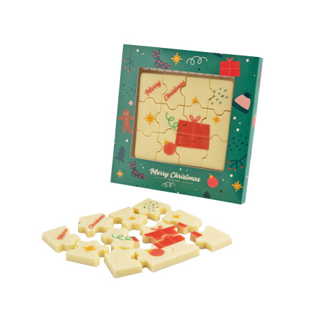 ASSORTIMENTS DE CHOCOLAT PERSONNALISES AVEC IMPRESSION PUZZLE 12 PIÈCES
