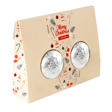 BOULES DE CHOCOLAT DOUBLE SUPRISE A PERSONNALISER