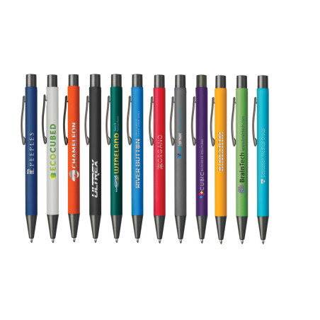 Stylo bille soft touch publicitaire