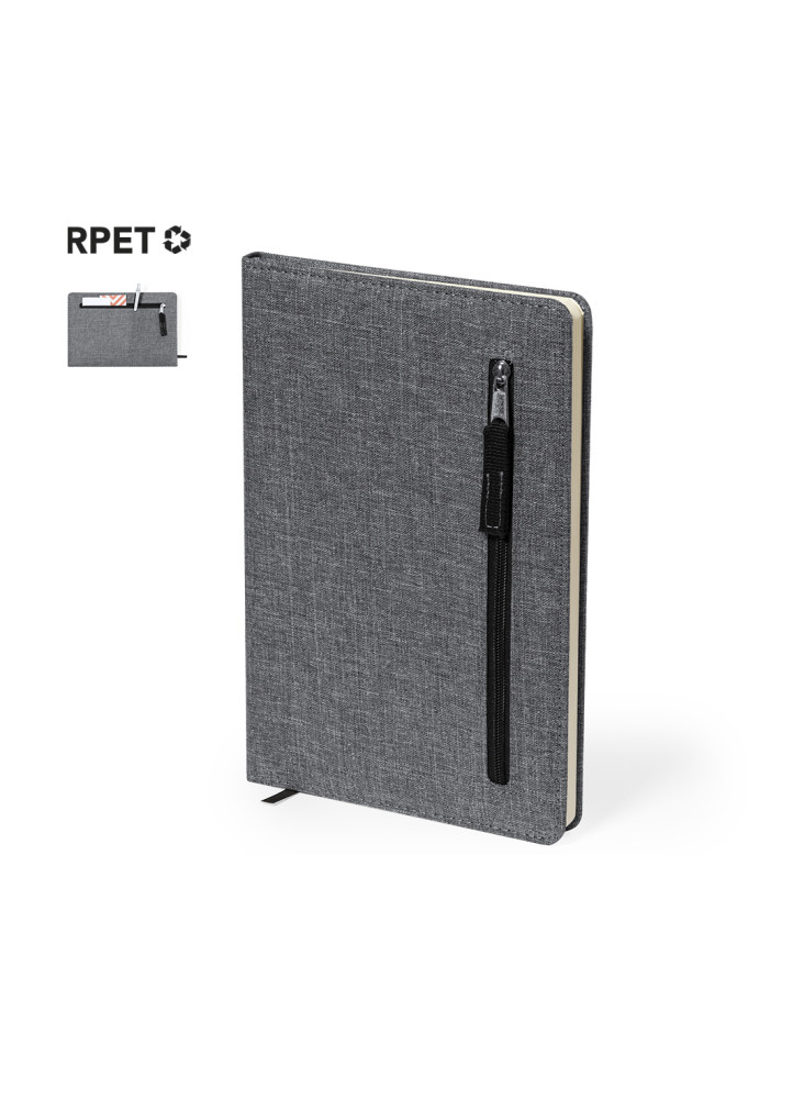 Bloc-notes avec poche extérieure personnalisé