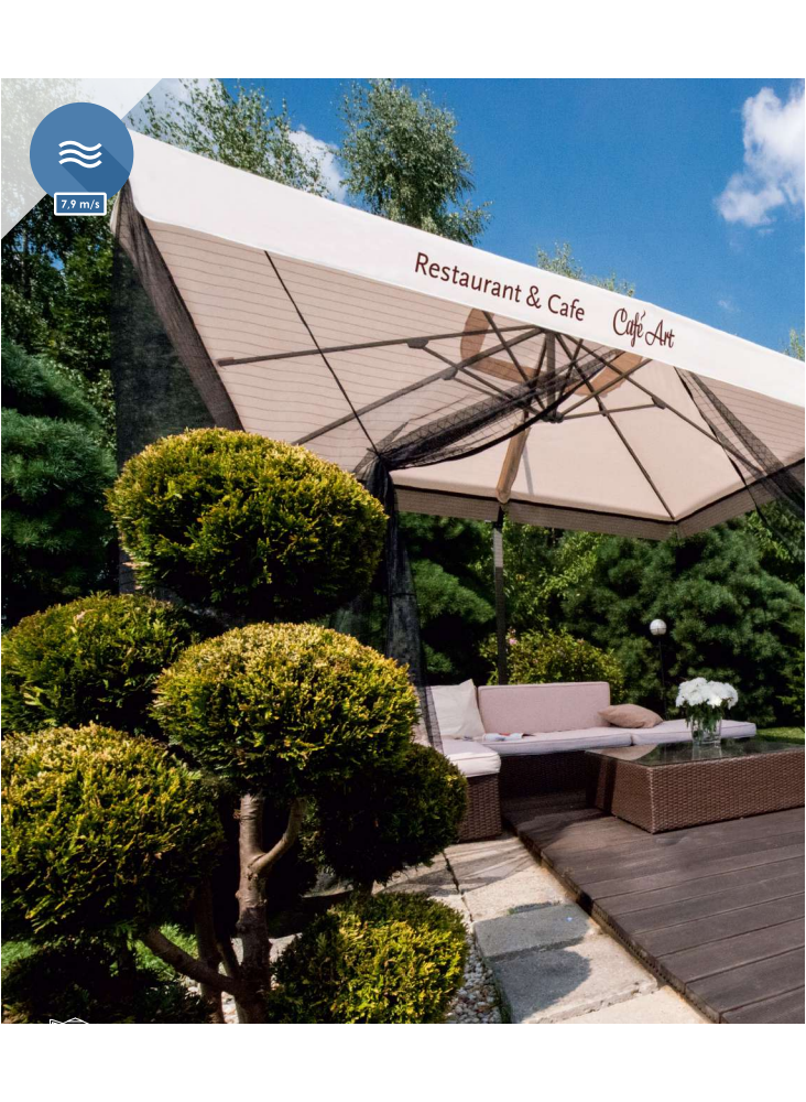 Parasol  GrandSolis 3m personnalisé
