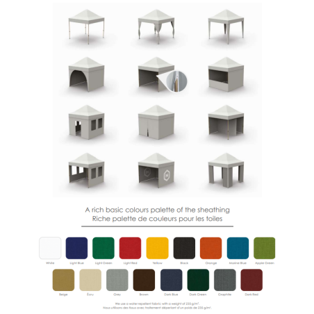 Murs pour parasol ParasolWall personnalisés