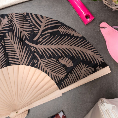Éventail à motifs pour les journée festives publicitaire