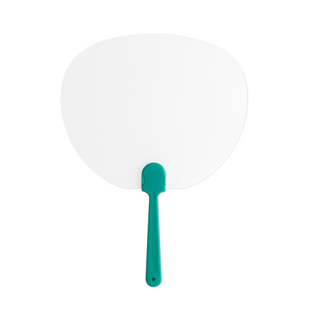 Éventail de cérémonie semi-transparent publicitaire