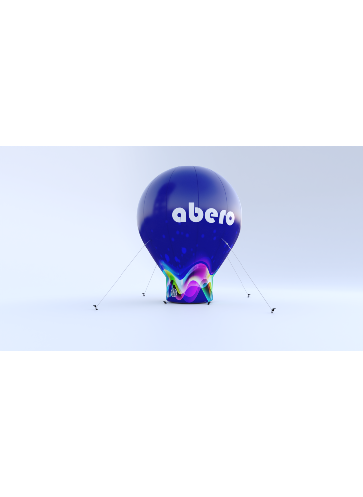 Ballon gonflable géant accrocheur en forme d'éléphant, modèle de dessin