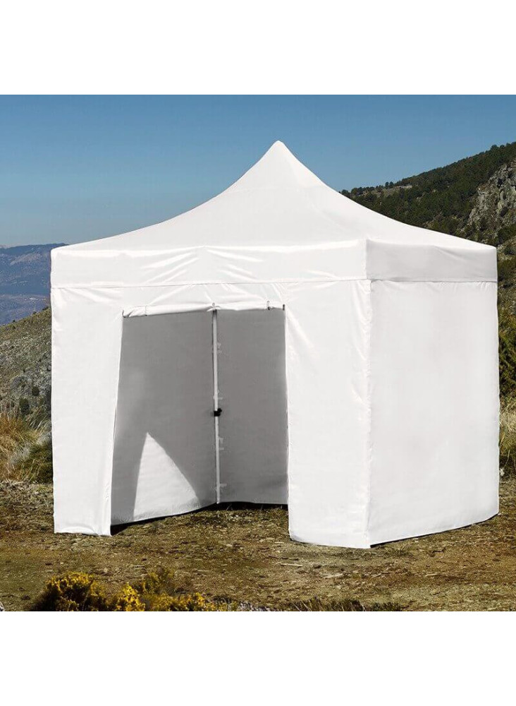 Tente pliante complète Progressive Line (3 bâches pleines + 1 bâche avec la porte)