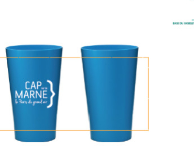 Gobelet verre promotionnel