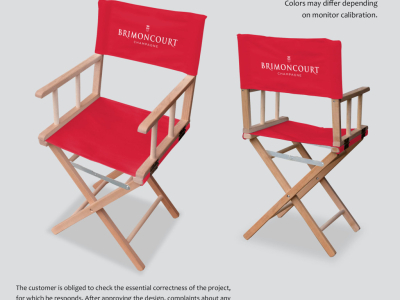 Chaise Réalisateur avec Logo : Le Must-Have de Vos Événements d'Entreprise
