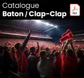 catalogue baton et clap-clap publicitaire